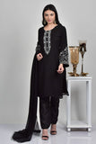 BLACK GEORGETTE PUNJABI SALWAR SUIT