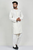 White Stitch Kurta Shalwar for Men - Asian Party Wear