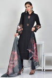 BLACK GEORGETTE DESIGNER READYMADE SALWAR KAMEEZ