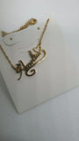 Heart-Shaped Amelia Gold Personalised Necklace
