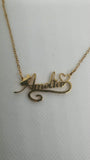 Heart-Shaped Amelia Gold Personalised Necklace