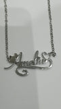 Amelia Silver Name Necklace