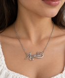 Amelia Silver Name Necklace
