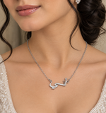Anaya Arabic Caligraphy Personalised Name Pendant Necklace