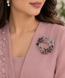 Women’s Flower Brooch Corsage – Elegant Coat, Shawl & Cardigan Lapel Pin