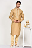 Gold Indian Groom Wedding Kurta Pajama - Asian Party Wear