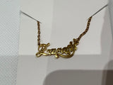 Zara Name Stainless Steel Necklace