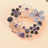 Women’s Flower Brooch Corsage – Elegant Coat, Shawl & Cardigan Lapel Pin