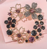 Women’s Flower Brooch Corsage – Elegant Coat, Shawl & Cardigan Lapel Pin