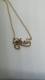 Olivia Custom Name Necklace Personalized Sterling Silver Necklaces for Women Customized Name Necklaces Pendant Jewelry Gifts for Women