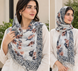 Pashmina Leopard Print Scarf Soft Animal Print Winter Shawl