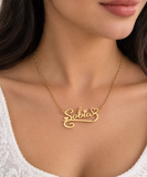 Sobia Gold Plated Stainless Steel Necklace