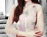 BEIGE CHIFFON READY MADE SALWAR KAMEEZ