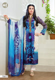 Elegant Blue Printed Pakistani Style Salwar Suit