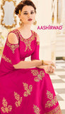 BRIGHT PINK INDIAN & PAKISTANI BRIDAL WEDDING WEAR ANARKALI SUIT - Asian Party Wear