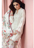 WHITE MARIA B READY MADE LAWN SALWAR KAMEEZ - Asian Party Wear