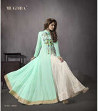 MG10019 LIMPET SHELL SOLITAIRE MUGDHA GEORGETTE ANARKALI SUIT - Asian Party Wear