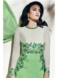 Elegant Royal Green Dress Indian Party Suit - Asian Party Wear