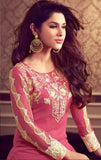 Pink Georgette Salwar Suit Indian Party Dress - Asian Party Wear