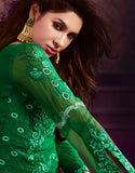 Green Pakistani Designer Elegant Salwar Suit - Asian Party Wear