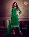 Green Pakistani Designer Elegant Salwar Suit - Asian Party Wear