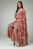 ROSE PINK PARTY STYLE GHARARA DRESS - Asian Party Wear