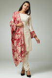 BEIGE PETITE SIMPLE SUMMER SALWAR KAMEEZ SUIT - Asian Party Wear