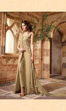 MN2704 LIGHT GOLD MAISHA NEERJA GEORGETTE SUIT - Asian Party Wear