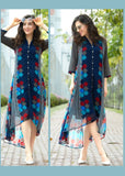 STUNNING GEORGETTE PRINTED SUMMER WEAR KURTI - Asian Party Wear