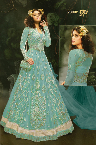 FIROZI  INDIAN DESIGNER WEDDING AND BRIDAL GOWN - Asian Party Wear