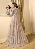 PEACH INDIAN BRIDESMAID DRESS WEDDING GOWN - Asian Party Wear