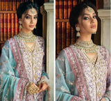 Heavy Embroidered Organza Pakistani Suits - Asian Party Wear