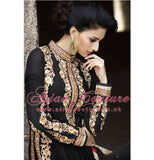 8003 BLACK AAFREEN ADAA STYLISH ANARKALI SUIT - Asian Party Wear