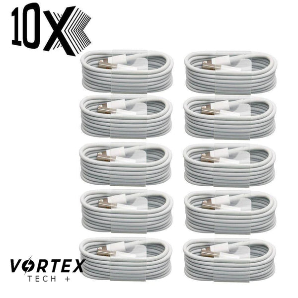 VX TECH PACK OF 10 IPHONE LIGHTNING CABLE - Asian Party Wear