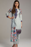 LILAC GREY SUMMER WEAR PAKISTANI READYMADE SALWAR KAMEEZ - Asian Party Wear