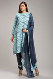 BLUE PRETTY PAKISTANI READYMADE SALWAR SUIT - Asian Party Wear