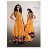 Buttercup Yellow Anarkali Gown By Indian Fashion Designer Archana Kochhar. - Asian Party Wear