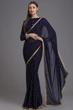 INDIAN DESIGNER SAREES UK IN GOLD, BLUE, GREEN AND FLORAL COLOURS - Asian Party Wear