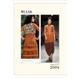 Orange Maroon Designer Patiala Punjabi Suit - Asian Party Wear