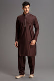 Brown Kurta Pakistani Boys Men's Eid Suit - Asian Party Wear