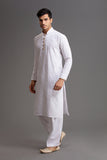 White Men's Pakistani Shalwar Kameez Indian Men's Kurta Suit - Asian Party Wear