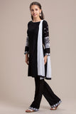 Black Pakistani Designer Girls Palazzo Suit Evening Wear - Asian Party Wear