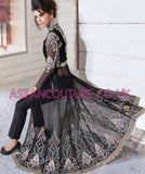 Z-12004 BLACK ZOYA EID AND WEDDING WEAR DRESS - Asian Party Wear