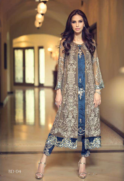 MARIA B PAKISTANI DESIGNER SALWAR KAMEEZ SUIT - Asian Party Wear