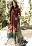 Maroon Printed Pakistani Summer Lawn Salwar Kameez - Asian Party Wear