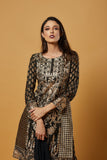 BLACK GOLD INDIAN WEDDING SALWAR SUIT - Asian Party Wear