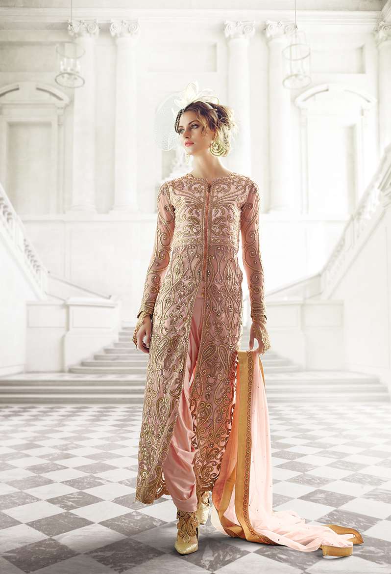 12003-B MELLOW ROSE PINK ZOYA SHADES STYLISH WEDDING WEAR OUTFIT 12003-B MELLOW ROSE PINK ZOYA SHADES STYLISH WEDDING WEAR OUTFIT