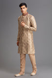 Gold Sherwani Indian Men's Wedding Outfit - Asian Party Wear