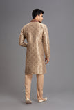 Gold Sherwani Indian Men's Wedding Outfit - Asian Party Wear