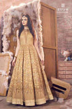 18002 LIGHT BROWN ZOYA EMERAID WEDDING WEAR LEHENGA - Asian Party Wear